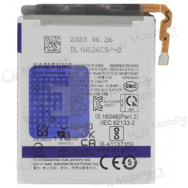 Baterie Samsung Galaxy Z Flip5, akumulátor EB-BF733ABY (originální)