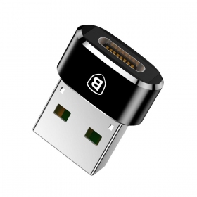 Adaptér Baseus Type-C to USB-A černá CAAOTG-01