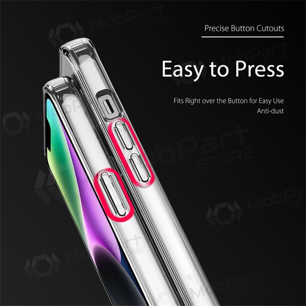 Obal Apple iPhone 15 - Dux Ducis Clin (průhledný)