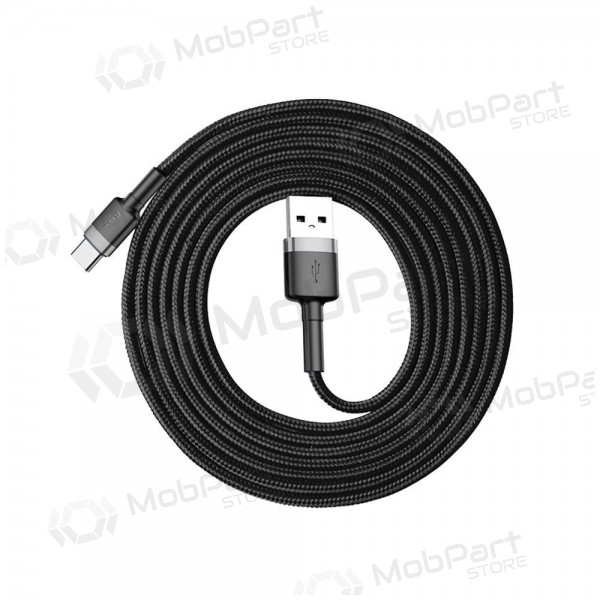 USB kabel Baseus Cafule USB-C 2,0m 2,0A (šedo-černý) CATKLF-CG1