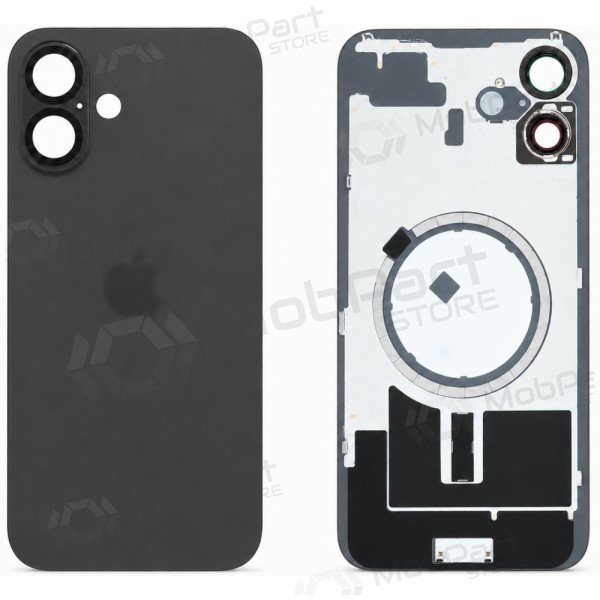 Zadní kryt pro Apple iPhone 16 (černý) (Premium)