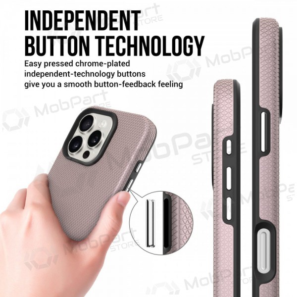 Apple iPhone 16 pouzdro „Perfectionists“ (rožinio aukso)