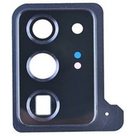 Samsung N985 / N986 Galaxy Note 20 Ultra sklo kamery (černá) (s rámem)