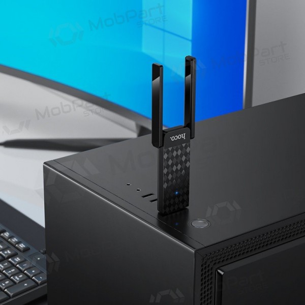 USB Wi-Fi adaptér Hoco HI34 USB 3.0 Wi-Fi 6 černý