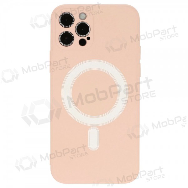 Apple iPhone 12 Pro Max obal - MagSilicone (písková barva)