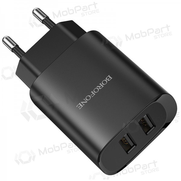 Nabíječka Borofone BN2 2xUSB 2.1A (černá)