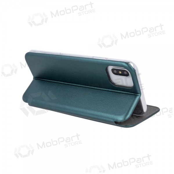 Obal Apple iPhone 13 Pro Max -Book Elegance- (tmavě zelený)
