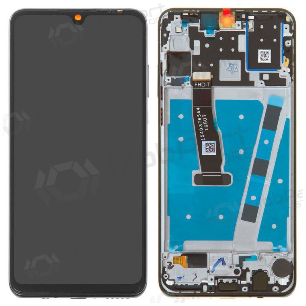 Huawei P30 Lite 24MP displej (černá) (s rámem) - Premium