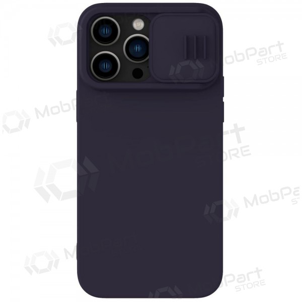 Obal Apple iPhone 14 „Nillkin Silicone“ (tmavě fialový)