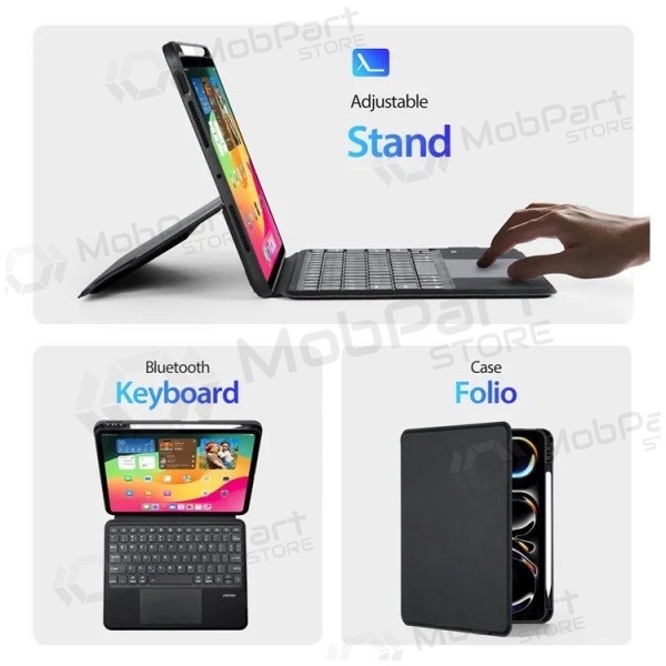 Apple iPad Pro 11 2024, 2025 obal s klávesnicí - Dux Ducis DK (černý)