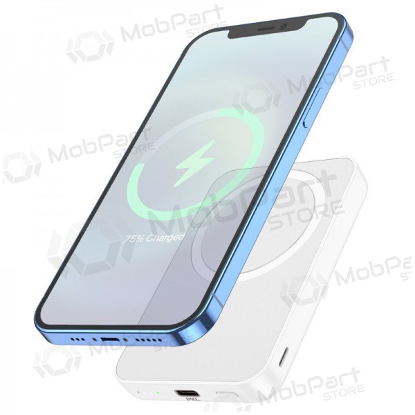Externí baterie Power Bank Hoco J109 PD20W Magnetic 5000mAh bílá