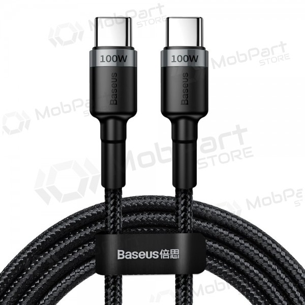 USB-C kabel Baseus Cafule CATKLF-ALG1 USB-C na USB-C 2 m 100 W černý