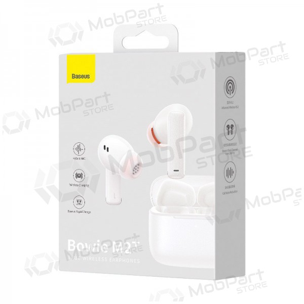 Bezdrátový handsfree Baseus Bowie M2+ NGTW190002 (bílý)
