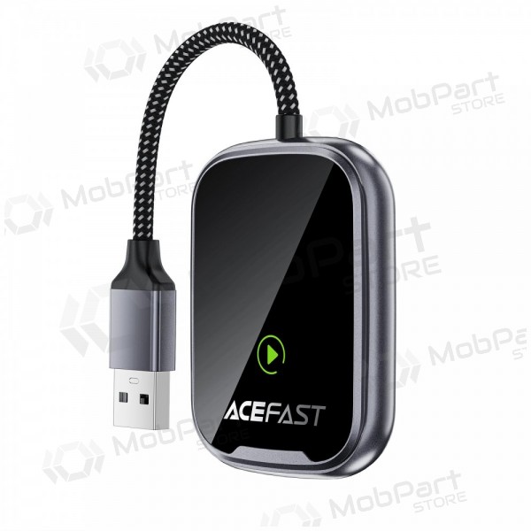 CarPlay adaptér Acefast QC1 bezdrátový Android Auto černý