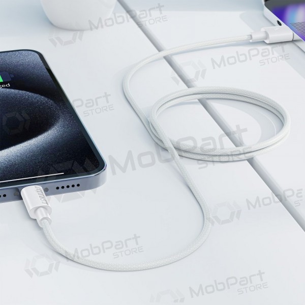 USB kabel Acefast C18-04 USB-A to USB-C 1.2m bílý