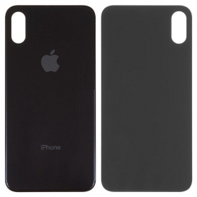 Apple iPhone XS zadní kryt baterie šedá (space grey) (bigger hole for camera)