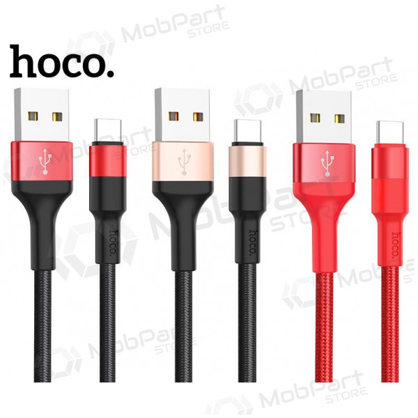 USB kabel Hoco X26 Type-C 1.0m (černá / zlatý)
