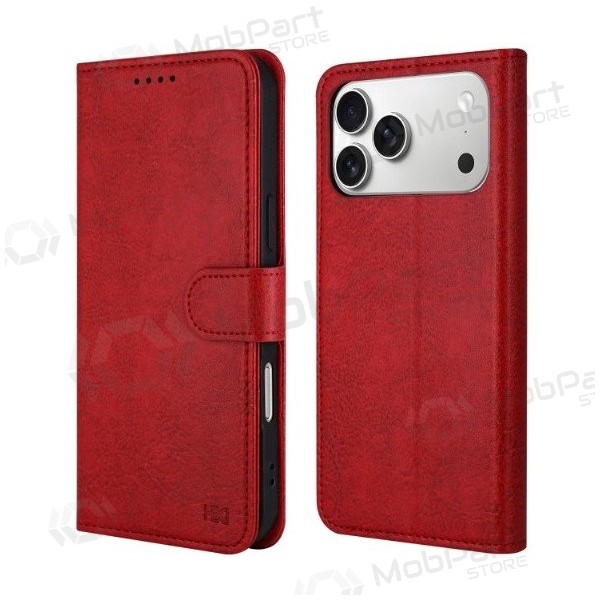 Pouzdro / kryt HDD Clasp Wallet Case Samsung A165 A16 4G/A166 A16 5G červené