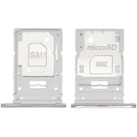 Samsung A536 Galaxy A53 5G SIM držák karty (bílý) (service pack) (originál)