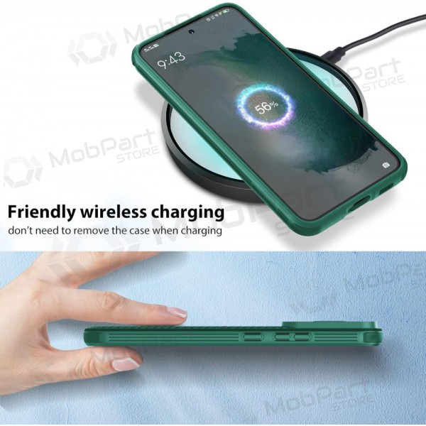 Samsung Galaxy S24 obal „Nillkin CamShield Pro“ (zelený)