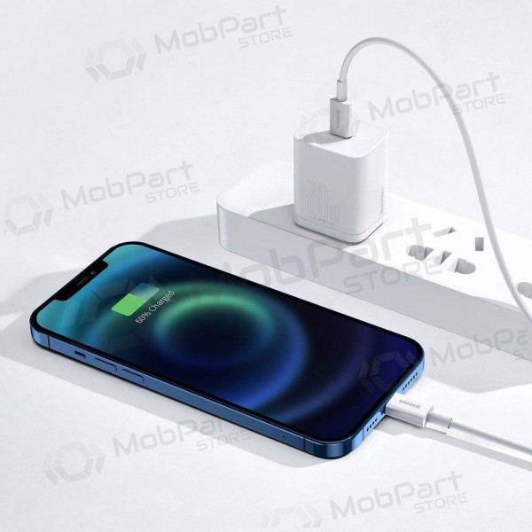 Kabel Baseus Superior Type-C - Lightning PD 20W 0.25m (bílý) CATLYS-02