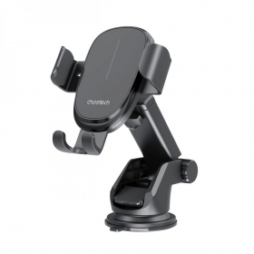 Automobilinis laikiklis-nabíječka Choetech T203-F 15W Gravity Car Charger Holder černá