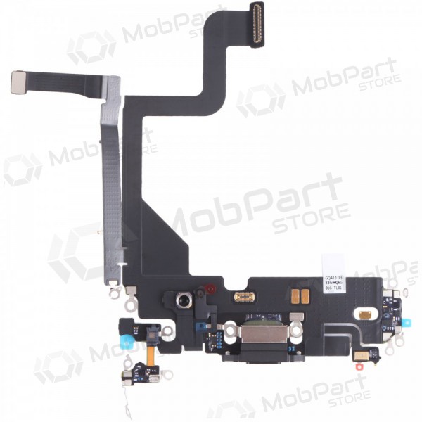 Konektor nabíjecího portu a mikrofonu pro Apple iPhone 13 Pro (černý)