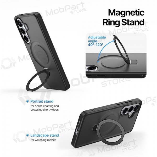 Samsung Galaxy S26+ obal - Dux Ducis Yind Magnetic Stand (černý)