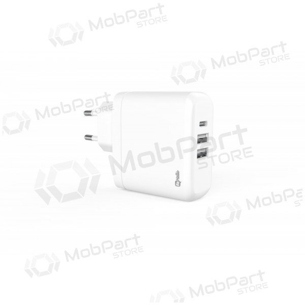 Nabíječka BeHello USB-C 45W PD + 2 USB (bílý)