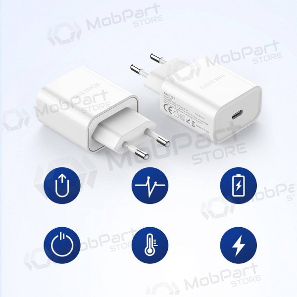 Nabíječka Dux Ducis C50 PD 20W Quick Charge (bílý)