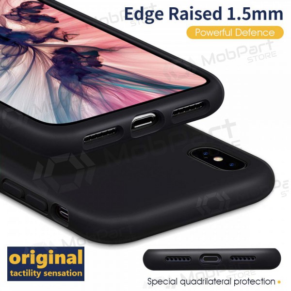 Obal Apple iPhone 13 mini - Liquid Silicone 1.5mm (černý)