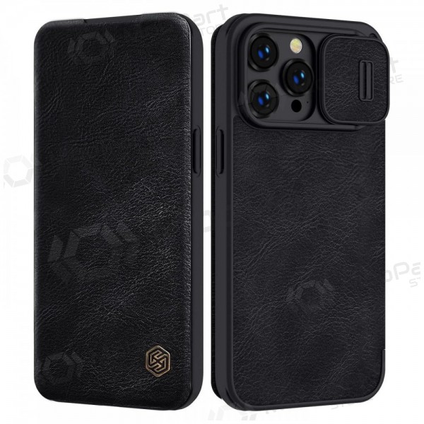 Apple iPhone 14 obal „Nillkin Leather“ (černý)