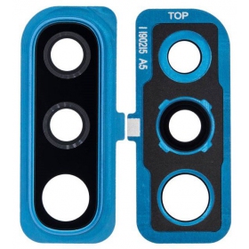 Samsung Galaxy A50 2019, A70 2019 sklo kamery (s rámem) (modrý)