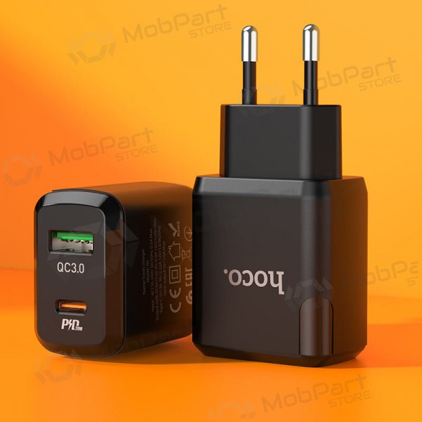 Nabíječka Hoco N5 USB Quick Charge 3.0 + PD 20W (3.1A) (černá)