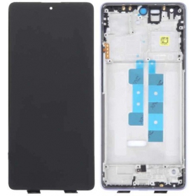 Xiaomi Poco M6 Pro 4G displej (purpurinis) (s rámem) (originál)
