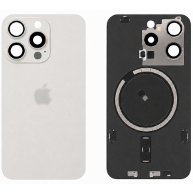 Zadní kryt pro Apple iPhone 15 Pro (bílý) (Premium)