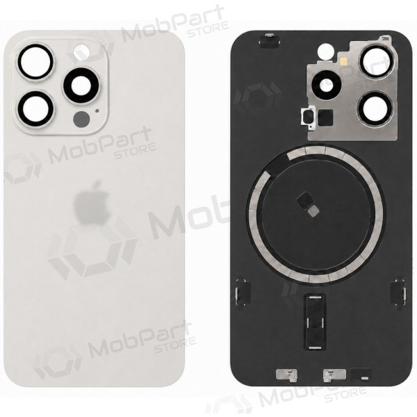Zadní kryt pro Apple iPhone 15 Pro (bílý) (Premium)