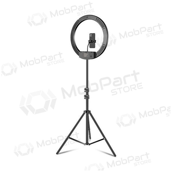 LED žiedinė svítilna 45cm, su trikoju stovu iki 2.1m