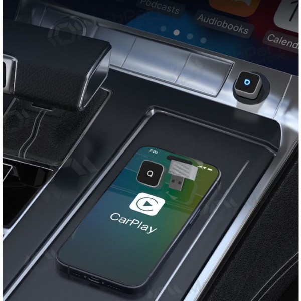 Bezdrátový adaptér CarPlay / Android Auto Ottocast Mini Cube CP88-T2 stříbrný