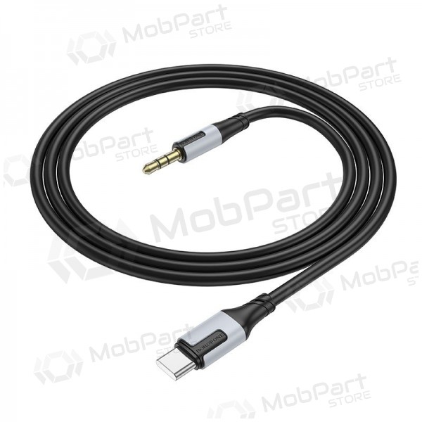 Audio kabel Borofone BL19 USB-C na 3.5 mm černý