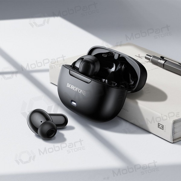 Bezdrátová sluchátka Borofone BW96 Bluetooth ANC+ENC USB-C černá