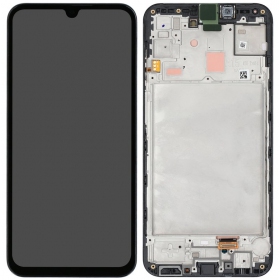 Samsung Galaxy A15 displej (černá) (s rámem) (originál)