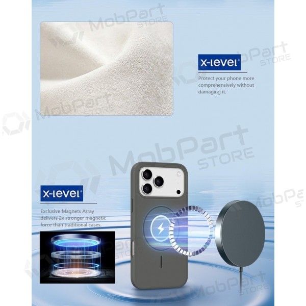 Obal na Samsung Galaxy S26 Ultra - X-Level Fluid Skin MagSafe (oranžový)
