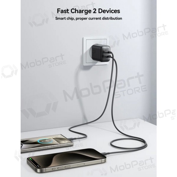 Nabíječka Joyroom JR-TCF13 USB-C/USB-A 25W černá