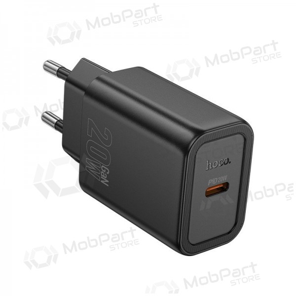 Nabíječka telefonu Hoco N60 20 W GaN USB-C černá