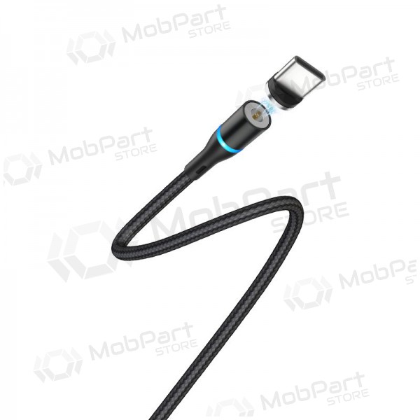USB kabel Borofone BU16 Skill Magnetic Type-C 1.0m (černá)