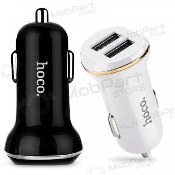 Nabíječka do auta HOCO Z1 Dual USB (5V 2.1A) (bílý)