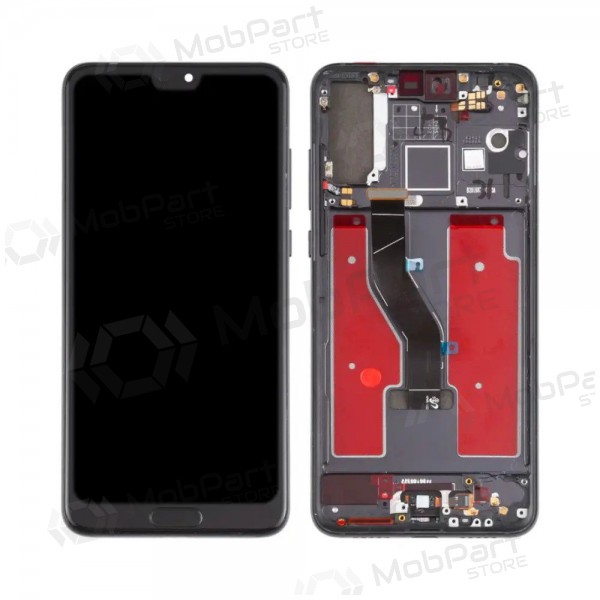 Huawei P20 PRO displej (černá) (s rámem) (OLED)