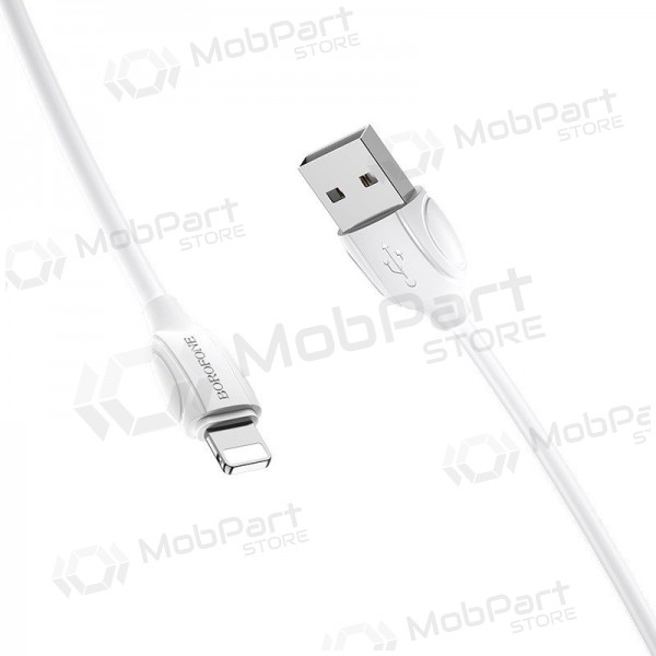Lightning kabel Borofone BX19 USB-A na Lightning 1 m bílý