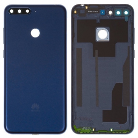 Huawei Y6 Prime 2018 zadní kryt baterie (modrý) (použitý grade C, originál)